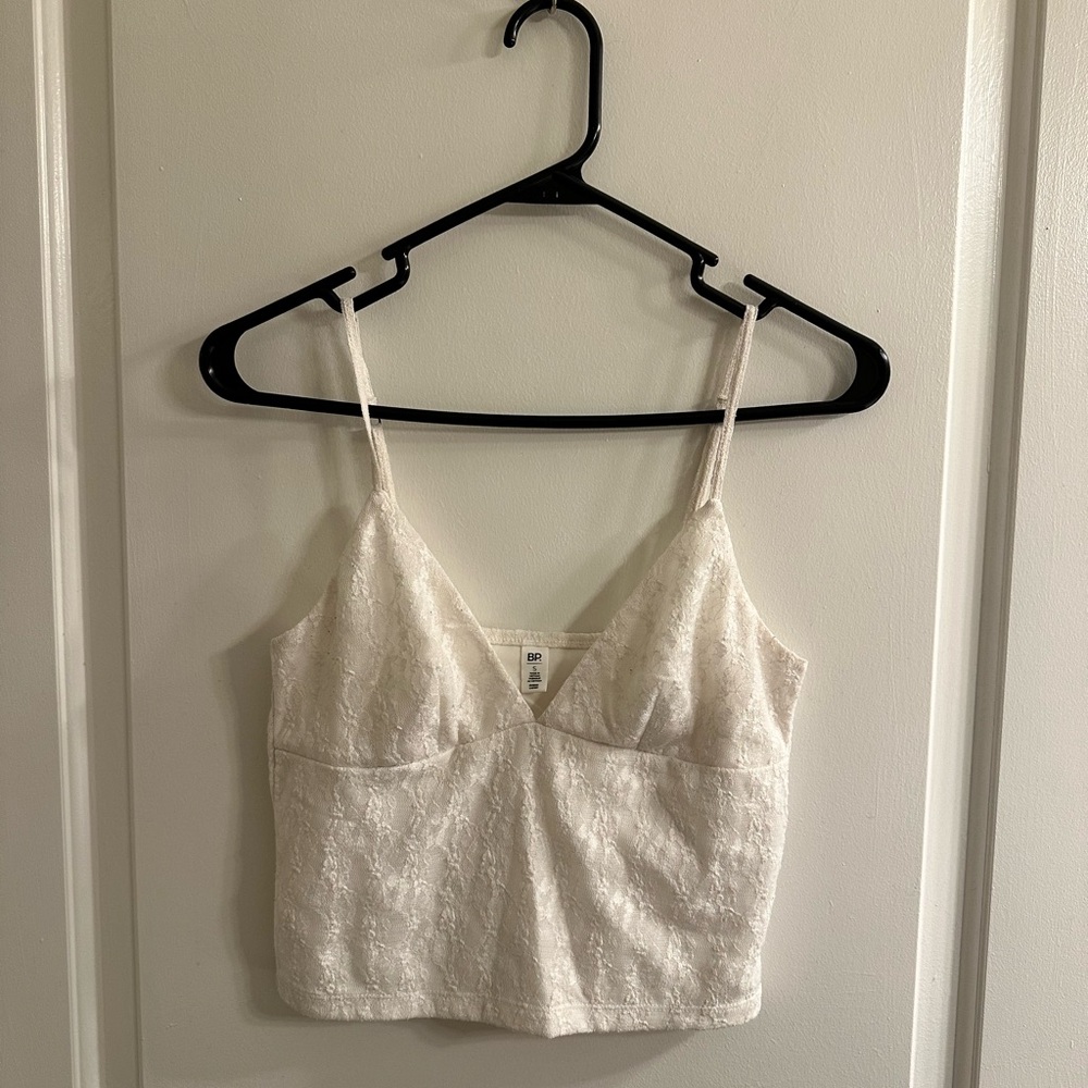 BP White Lace Top